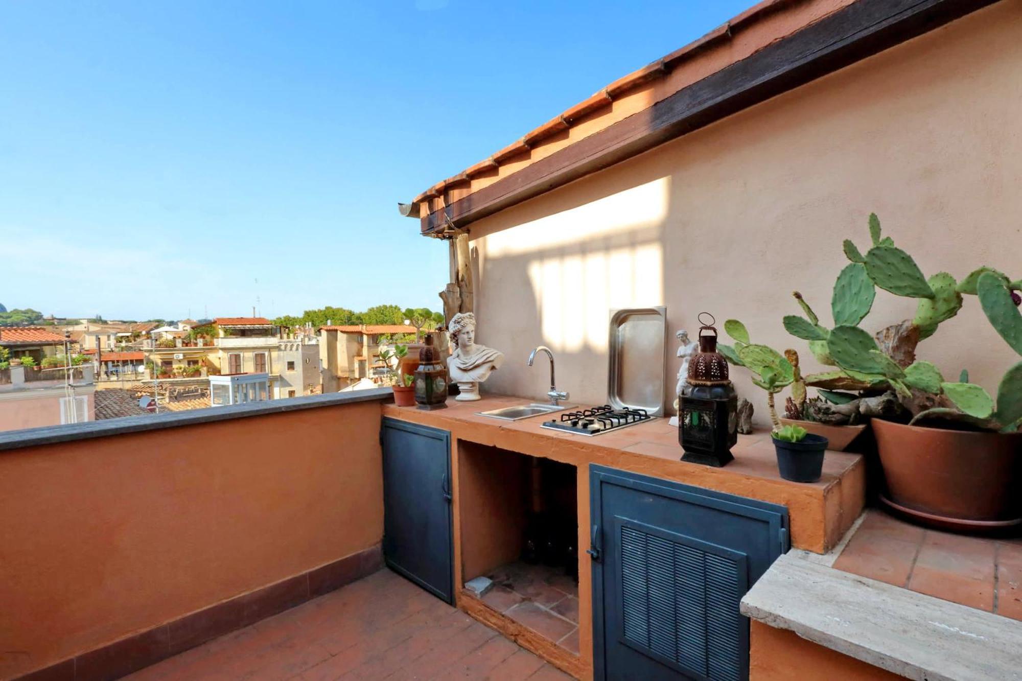 Vicolo Del Cinque Penthouse | Romeloft Roma Exterior foto